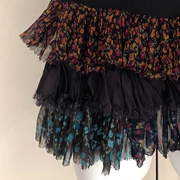 Free people ruffled mini skirt S - Picture 5 of 7